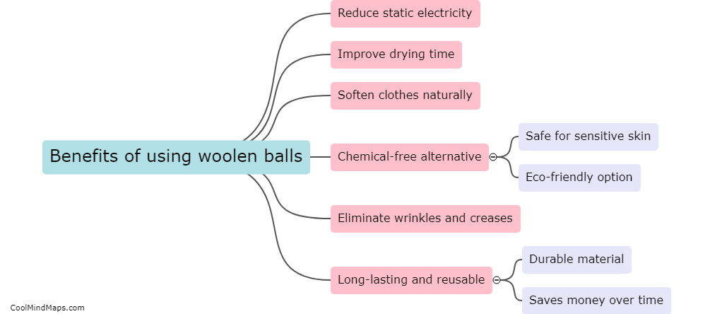 What are the benefits of using woolen balls?