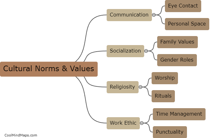 Examples of cultural norms and values?