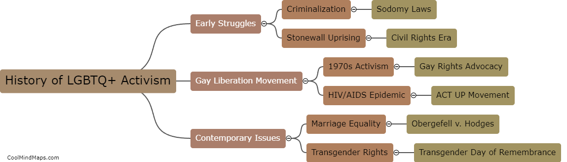What is the history of LGBTQ+ activism?