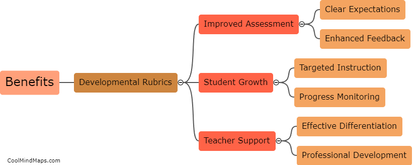 What are the benefits of using developmental rubrics in schools?