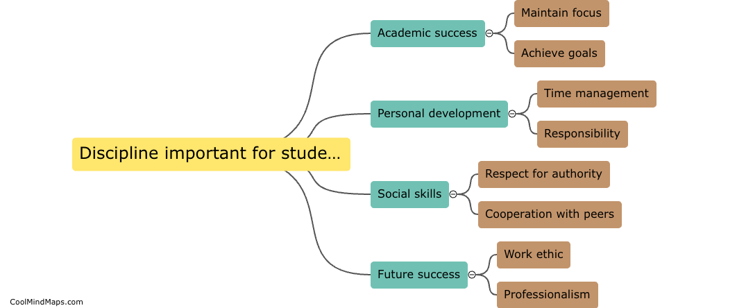 Why is discipline important for students?