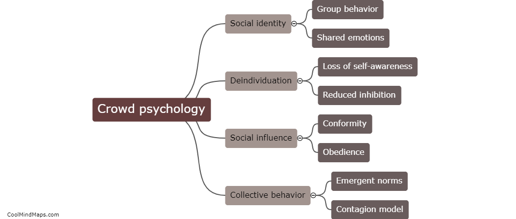 What are the key concepts in crowd psychology?