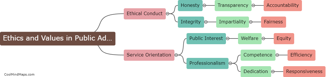 What are the ethics and values in public administration?