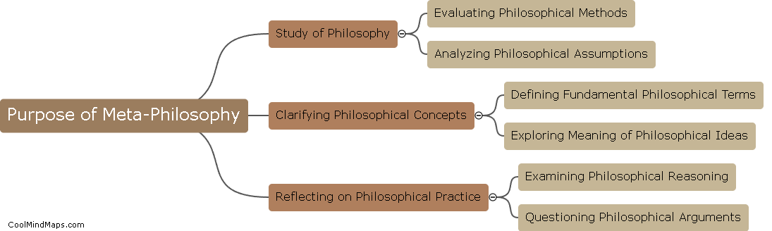 What is the purpose of meta-philosophy?