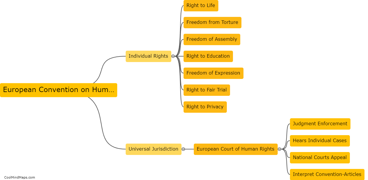 What is the European Convention on Human Rights?