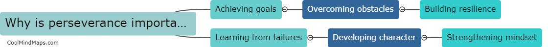 Why is perseverance important?