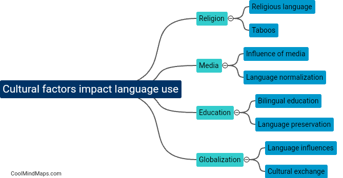 What cultural factors impact language use?