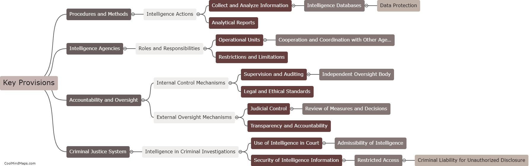 What are the key provisions of the Ley de Inteligencia Criminal Argentina?
