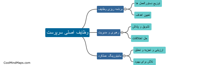 وظایف اصلی سرپرست