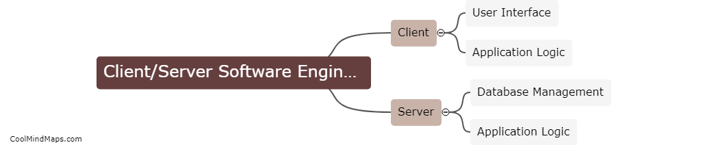 What is client/server software engineering?