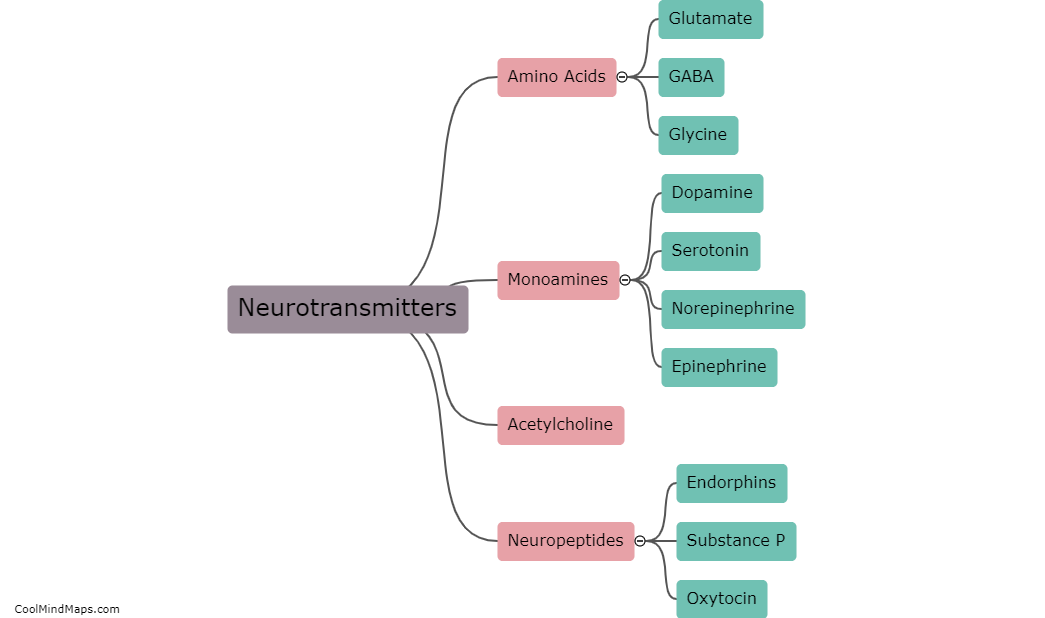 What are the main classes of neurotransmitters?