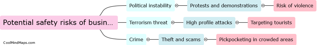 What are the potential safety risks of business travel to Egypt?