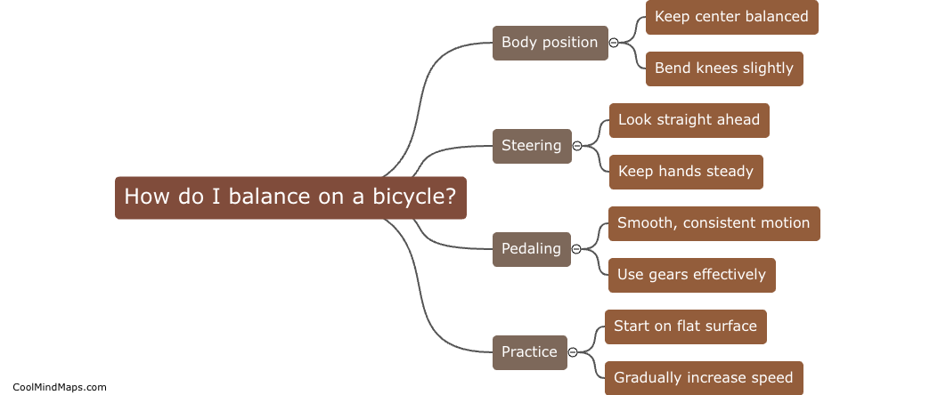 How do I balance on a bicycle?