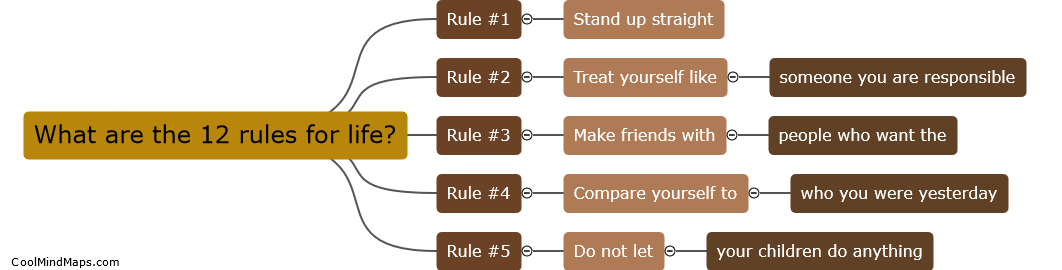 What are the 12 rules for life?