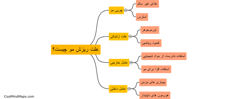 علت ریزش مو چیست؟