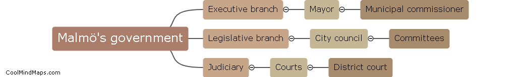 What is the structure of Malmö's government?