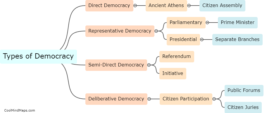 What are the different types of democracy?