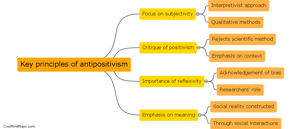 What are the key principles of antipositivism?