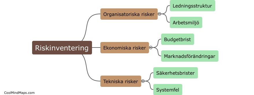 Vilka risker kan identifieras genom riskinventering?