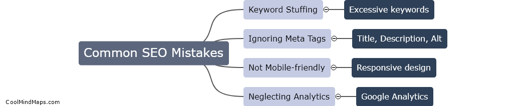 What are the common SEO mistakes to avoid?