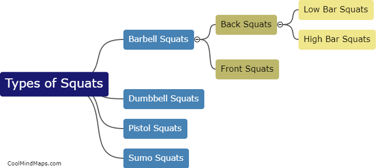 What are the different types of squats?