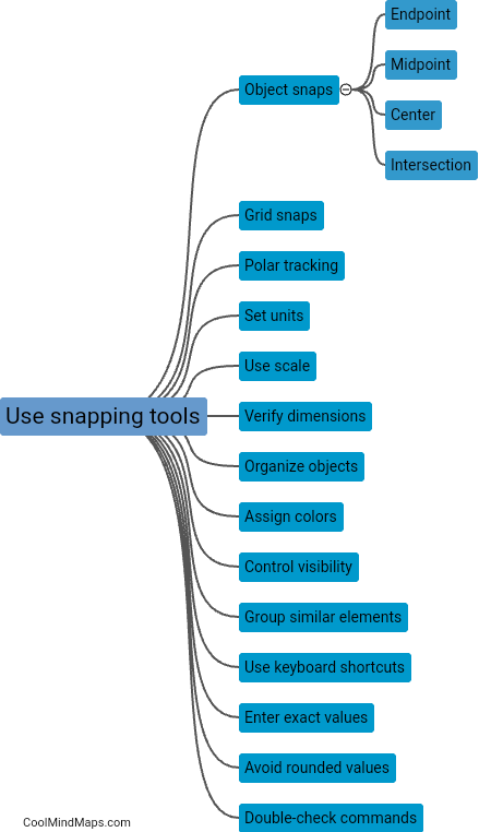 How can you improve accuracy in AutoCAD drawings?