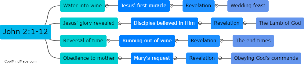 What are the similarities between John 2:1-12 and Revelation?