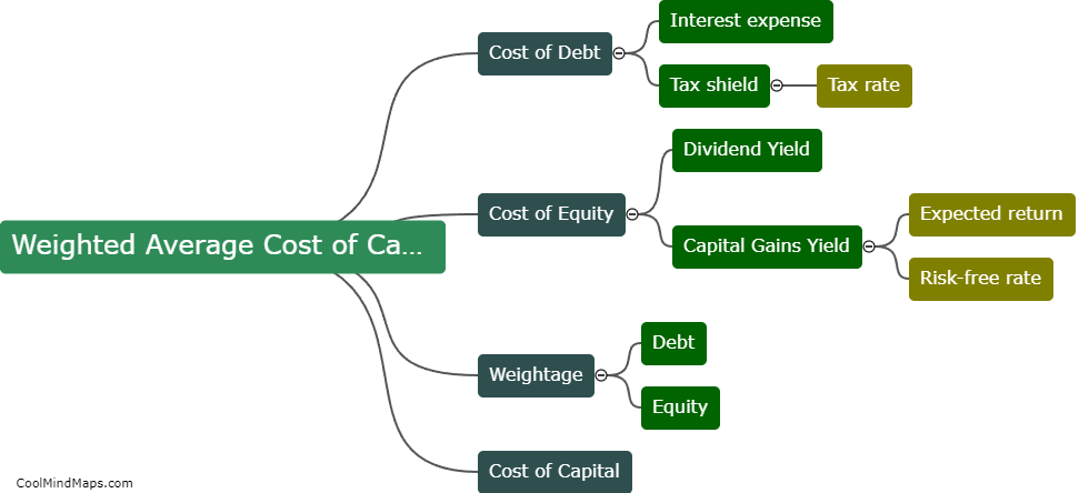 What is the weighted average cost of capital?
