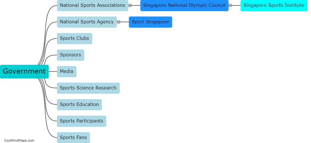 Who are the major stakeholders in Singapore's sport eco-system?