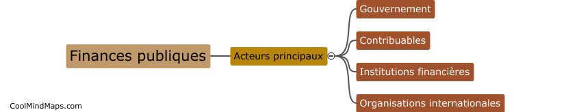 Quels sont les principaux acteurs des finances publiques ?