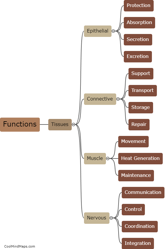 Functions of tissues