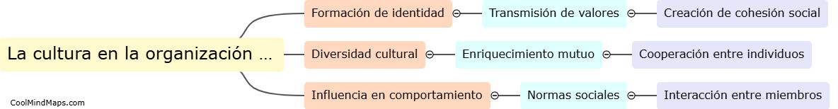 ¿Qué papel juega la cultura en la organización social?