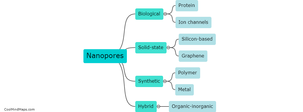 What are the different types of nanopores?