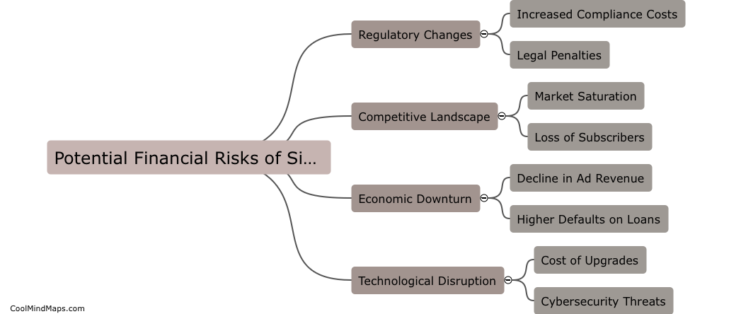 What are the potential financial risks of Sirius XM?