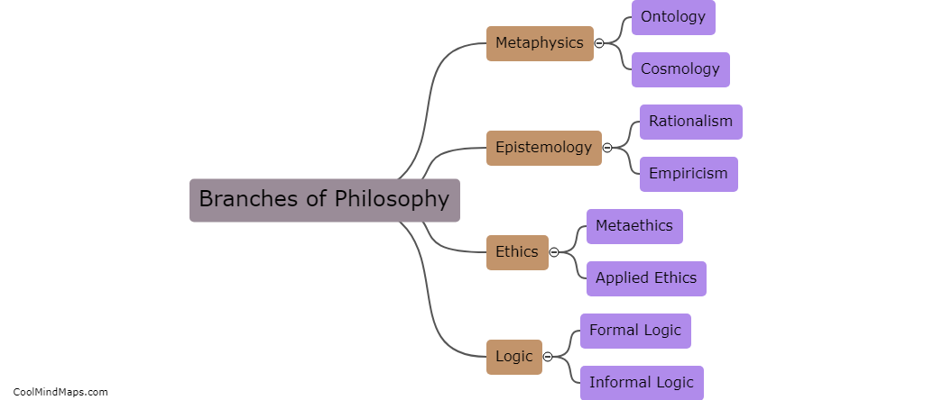 What are the different branches of philosophy?