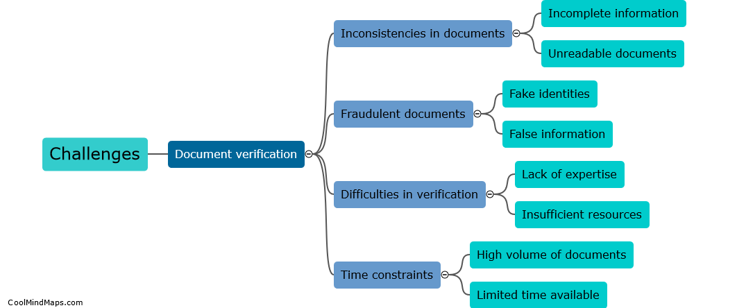 What are the challenges faced during document verification tasks in local government?