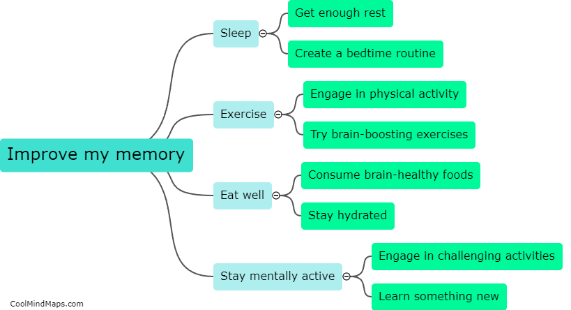 How can I improve my memory?