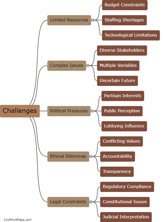 What are the challenges in public administration decision-making?